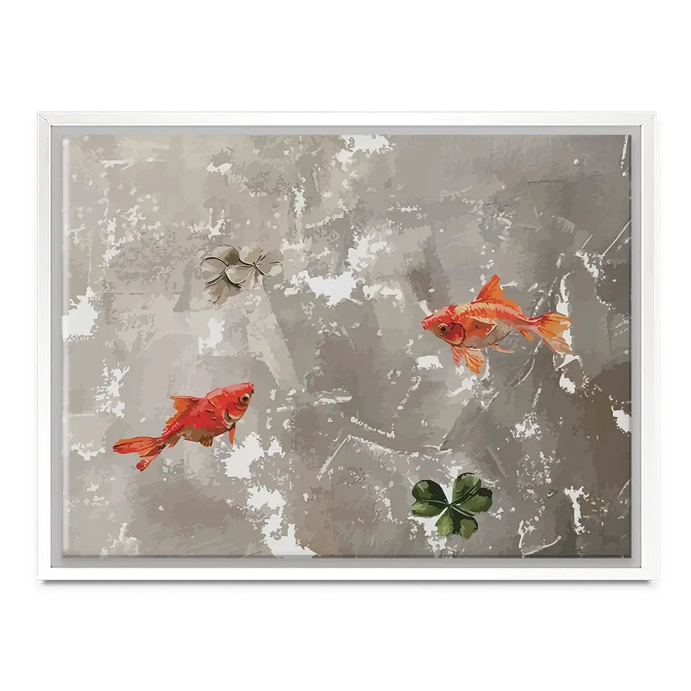 Two Fish Canvas Print Two Fish Canvas Print wall art product Art Print Shop