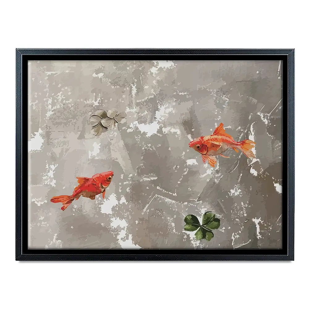 Two Fish Canvas Print Two Fish Canvas Print wall art product Art Print Shop