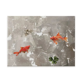 Two Fish Canvas Print Two Fish Canvas Print wall art product Art Print Shop