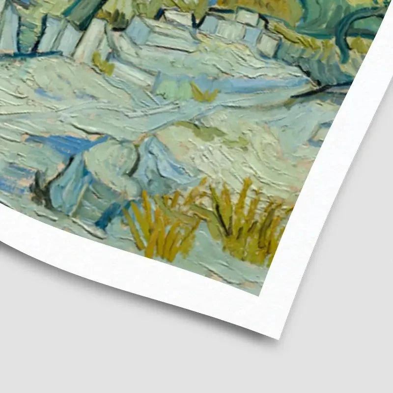 Two Poplars In The Alpilles Near Saint-Remy Art Print Two Poplars In The Alpilles Near Saint-Remy Art Print wall art product Vincent Van Gogh