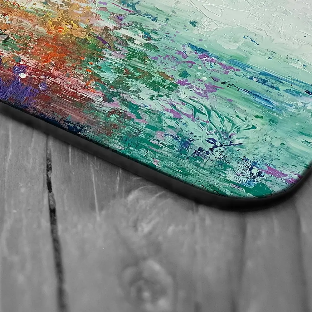 Two Seahorses Coaster Set Rainbow Soul Tree Coaster Set | Rainbow Soul Tree Art Coasters wall art product Laure Bury