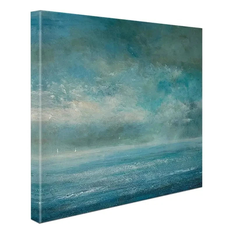 Two Yachts In The Blue Canvas Print Two Yachts In The Blue Canvas Print wall art product Craig Askew