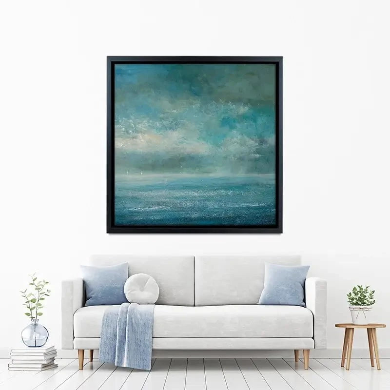 Two Yachts In The Blue Canvas Print Two Yachts In The Blue Canvas Print wall art product Craig Askew