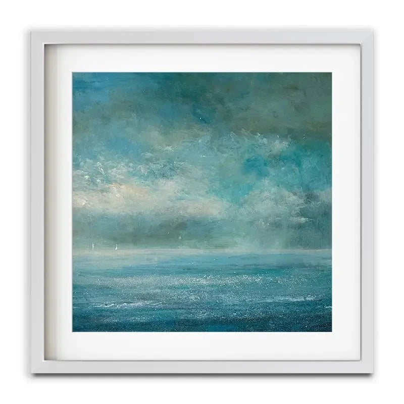 Two Yachts In The Blue Framed Art Print Two Yachts In The Blue Framed Art Print wall art product Craig Askew