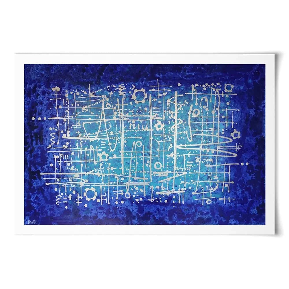 Ultramarine Art Print Ultramarine Art Print wall art product Maria Moretti