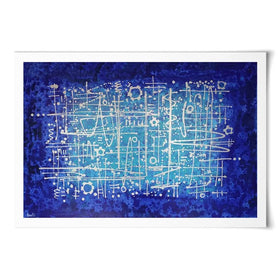 Ultramarine Art Print Ultramarine Art Print wall art product Maria Moretti
