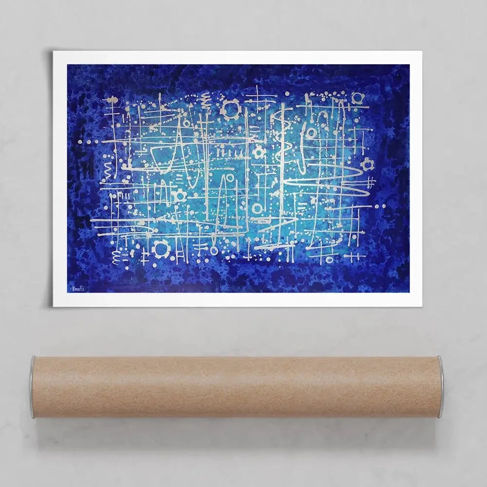 Ultramarine Art Print Ultramarine Art Print wall art product Maria Moretti