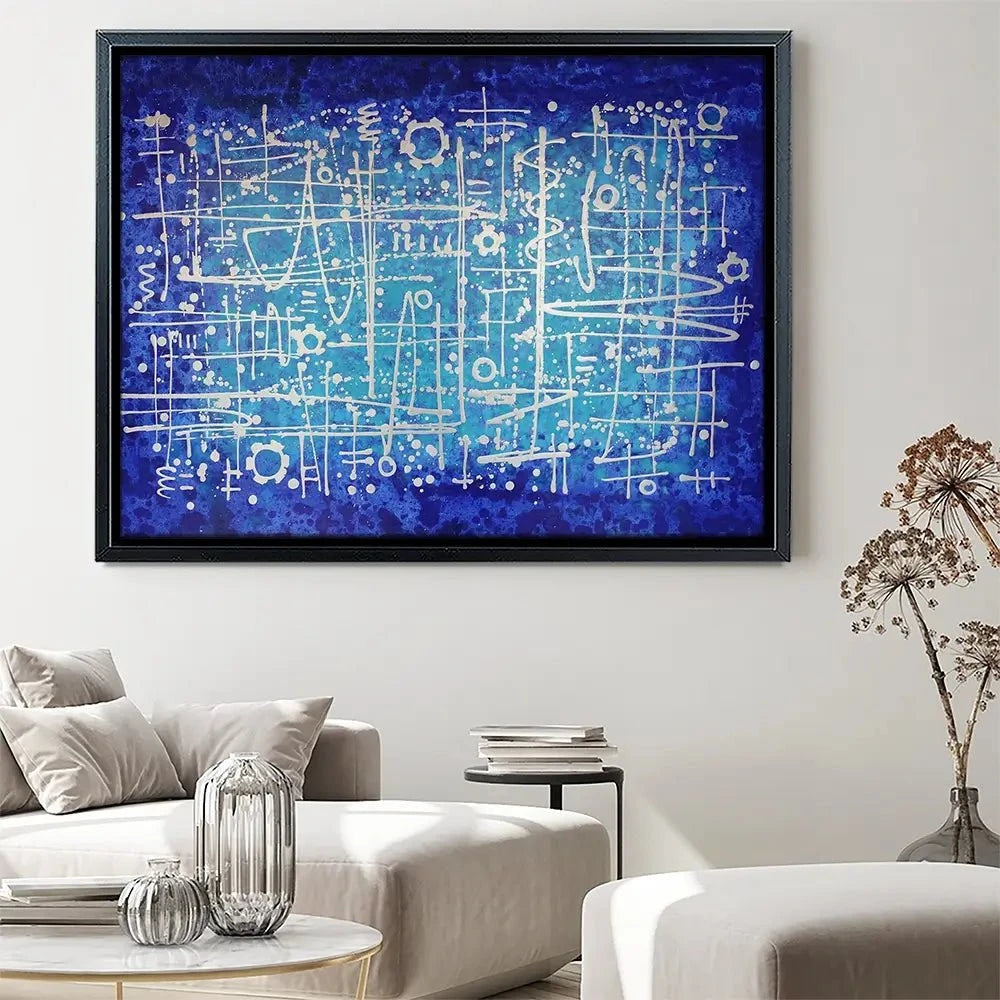 Ultramarine Canvas Print Ultramarine Canvas Print wall art product Maria Moretti