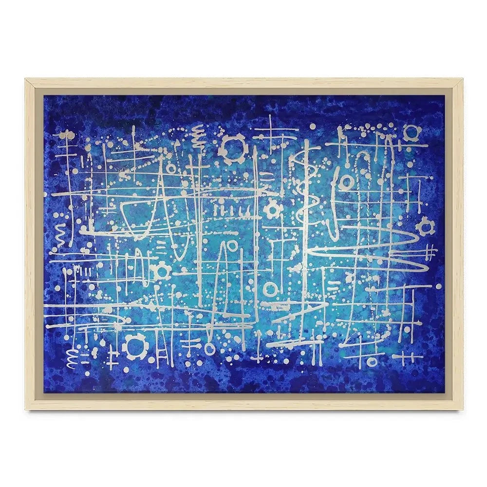 Ultramarine Canvas Print Ultramarine Canvas Print wall art product Maria Moretti