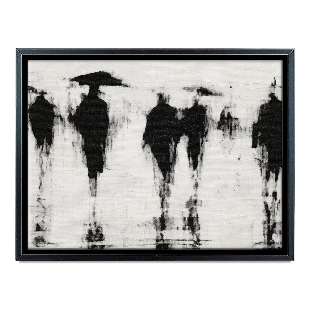 Umbrella Silhouettes Canvas Print Umbrella Silhouettes Canvas Print wall art product Chromatic Storm Studio