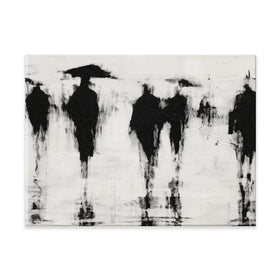 Umbrella Silhouettes Canvas Print Umbrella Silhouettes Canvas Print wall art product Chromatic Storm Studio