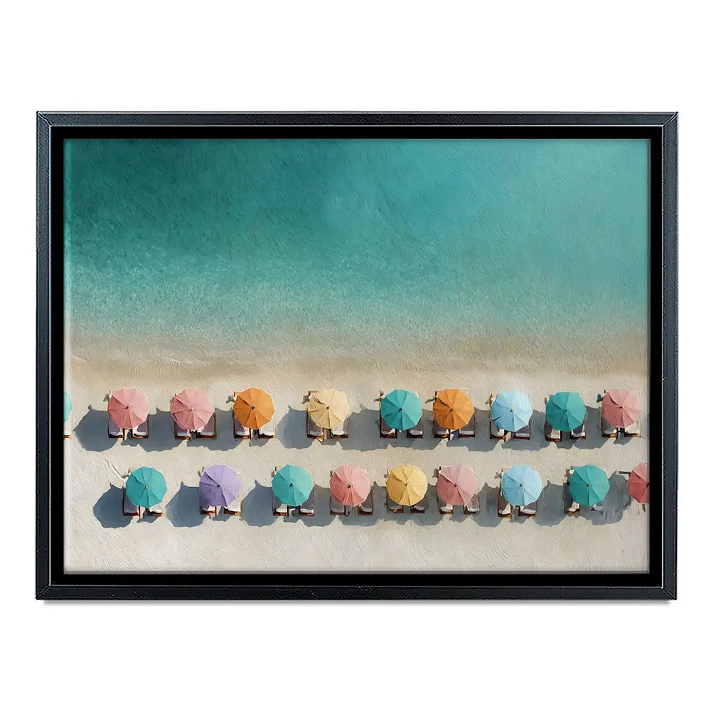 Umbrellas From Above Canvas Print Umbrellas From Above Canvas Print wall art product Art by Özge - Independent