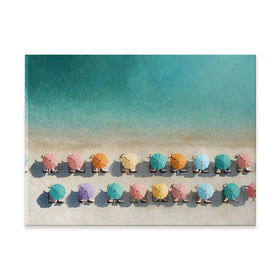 Umbrellas From Above Canvas Print Umbrellas From Above Canvas Print wall art product Art by Özge - Independent