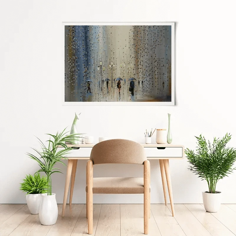 Under A Rainy Sky Art Print Under A Rainy Sky Art Print wall art product Ekaterina Ermilkina