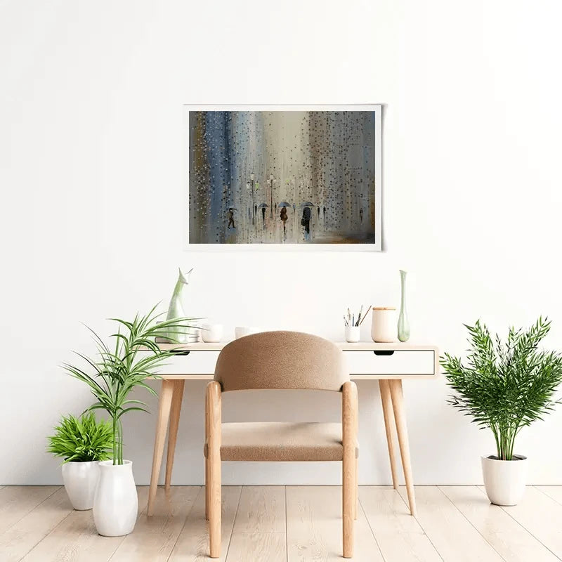 Under A Rainy Sky Art Print Under A Rainy Sky Art Print wall art product Ekaterina Ermilkina