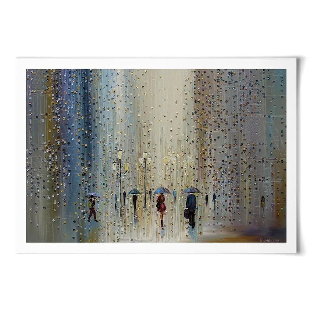 Under A Rainy Sky Art Print Under A Rainy Sky Art Print wall art product Ekaterina Ermilkina