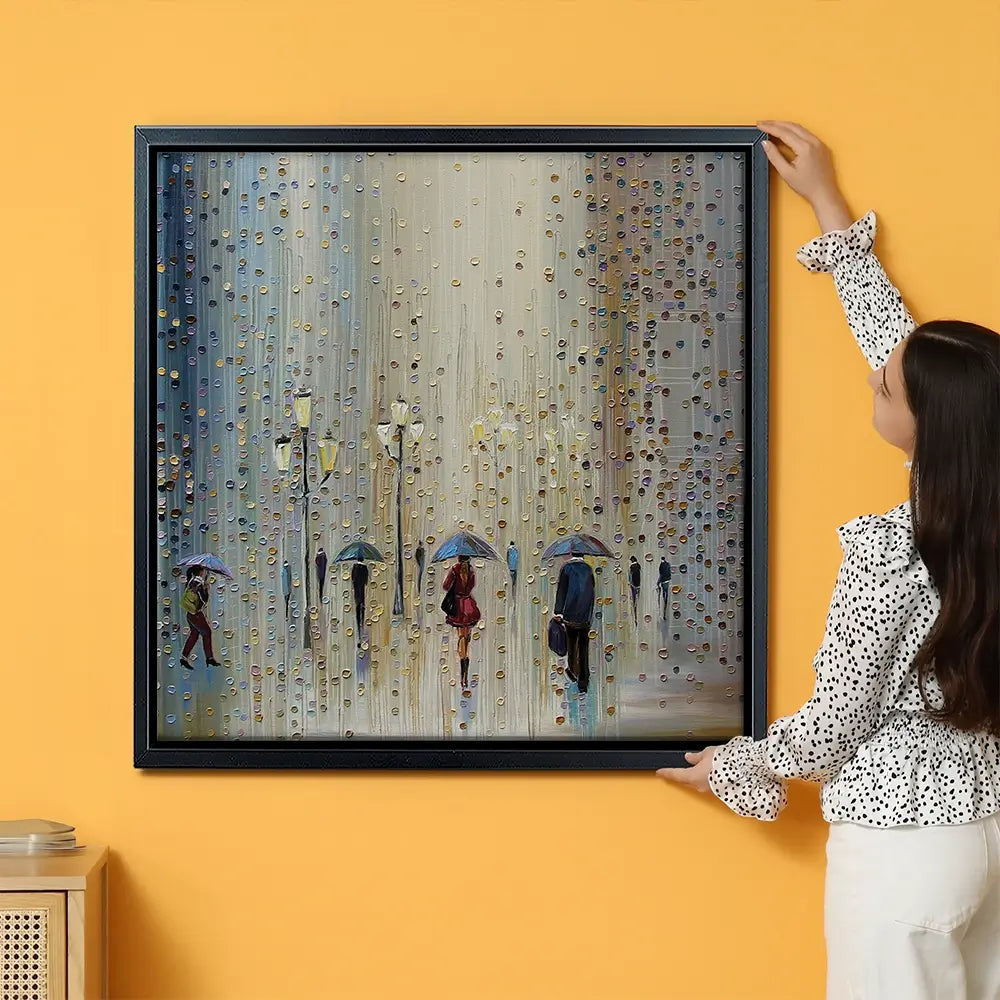 Under A Rainy Sky Oversized Canvas Print Under A Rainy Sky Oversized Canvas Print wall art product Art Print Shop
