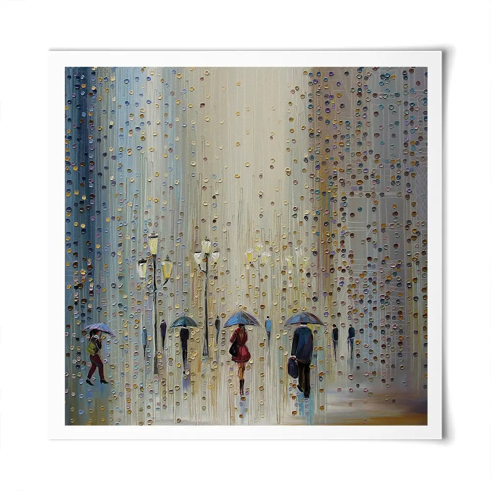 Under A Rainy Sky Square Art Print Under A Rainy Sky Square Art Print wall art product Art Print Shop