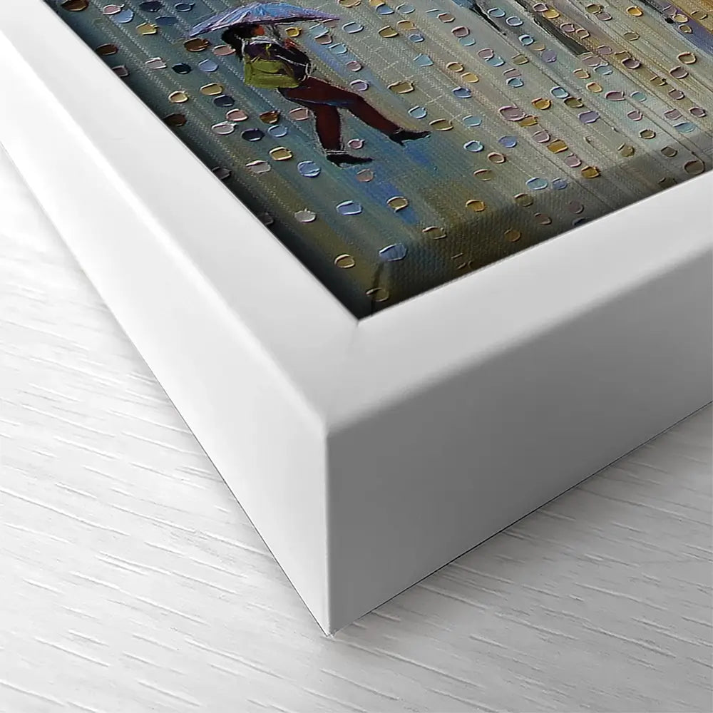 Under A Rainy Sky Square Canvas Print Under A Rainy Sky Square Canvas Print wall art product Art Print Shop