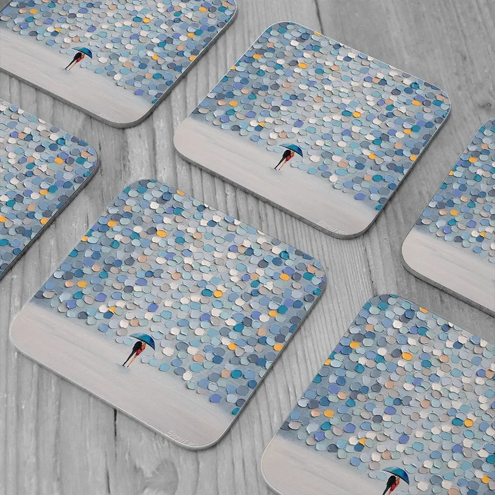 Under One Sky Coaster Set Under One Sky Coaster Set wall art product Ekaterina Ermilkina