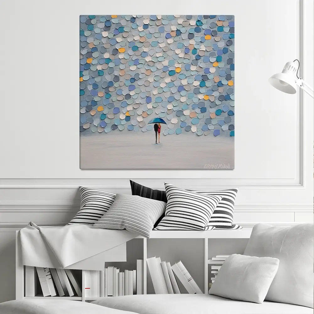 Under One Sky Square Canvas Print Under One Sky Square Canvas Print wall art product Ekaterina Ermilkina