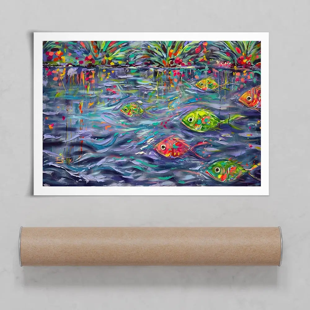 Underwater Eden Art Print Underwater Eden Art Print wall art product Estelle Grengs - Independent