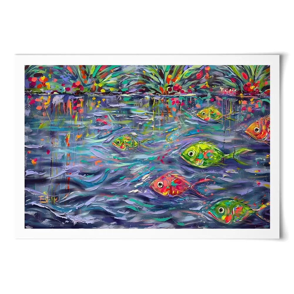 Underwater Eden Art Print Underwater Eden Art Print wall art product Estelle Grengs - Independent
