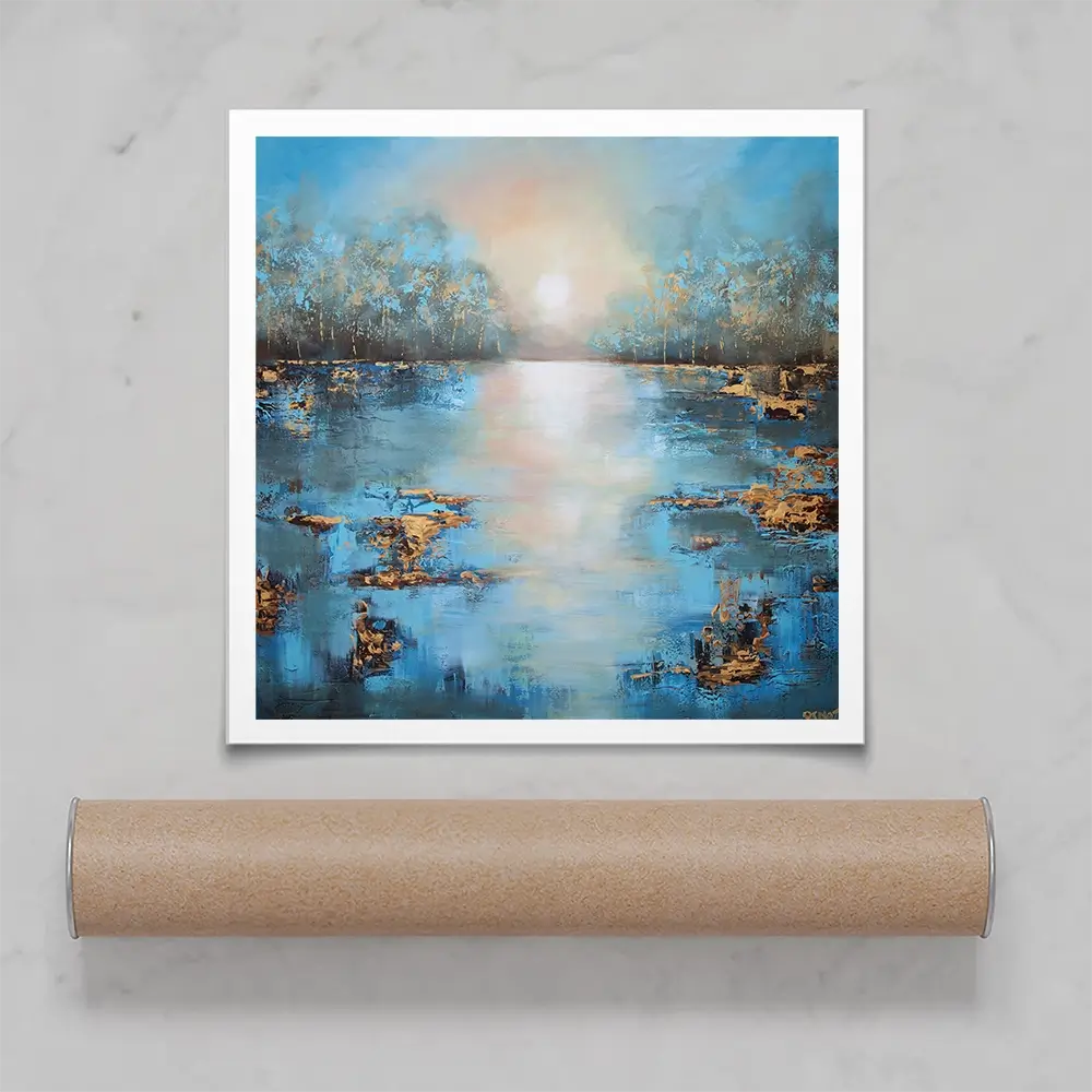 Untouched Square Art Print Untouched Square Art Print wall art product Osnat Tzadok