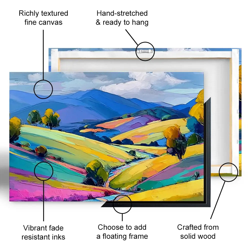 Upland Summer Canvas Print Upland Summer Canvas Print wall art product David Alexander Elder