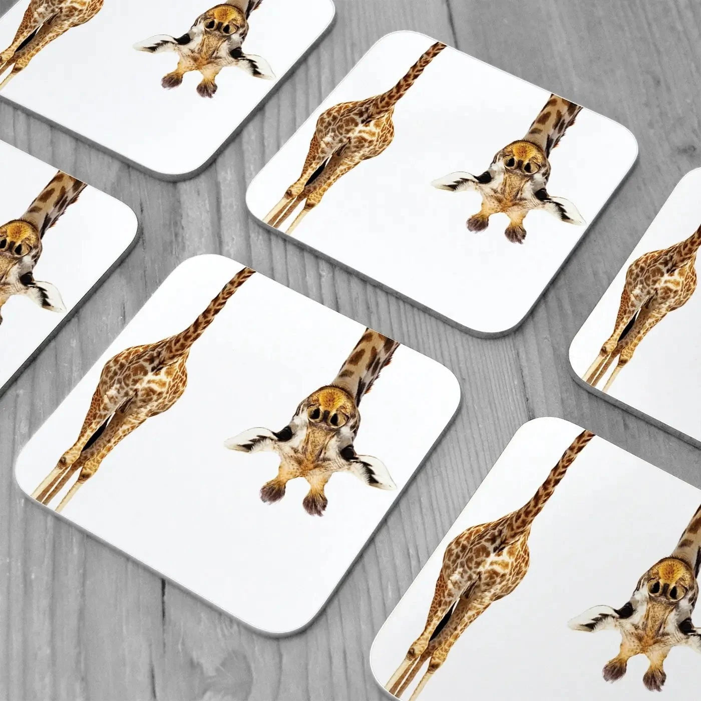 Upside Down Giraffe Coaster Set Upside Down Giraffe Coaster Set wall art product Sergey Novikov / Shutterstock