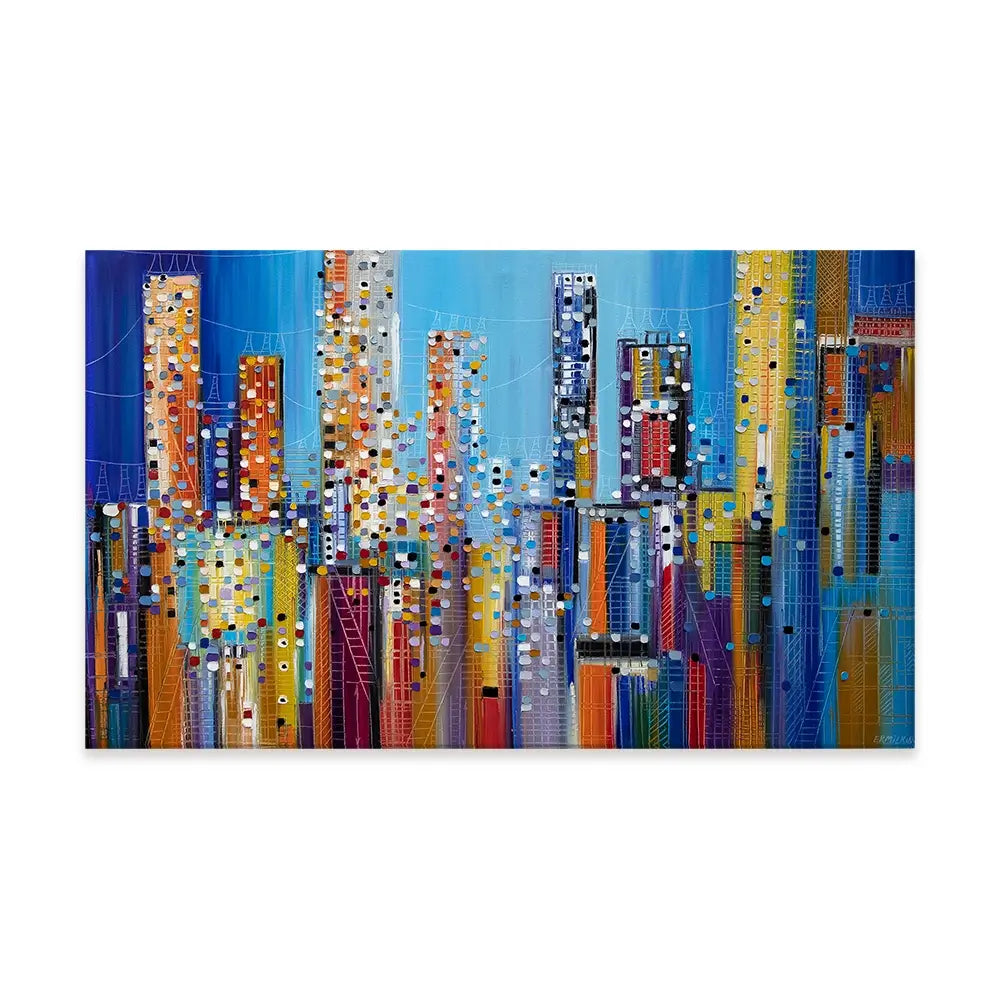 Urban Core Canvas Print Urban Core Canvas Print wall art product Ekaterina Ermilkina