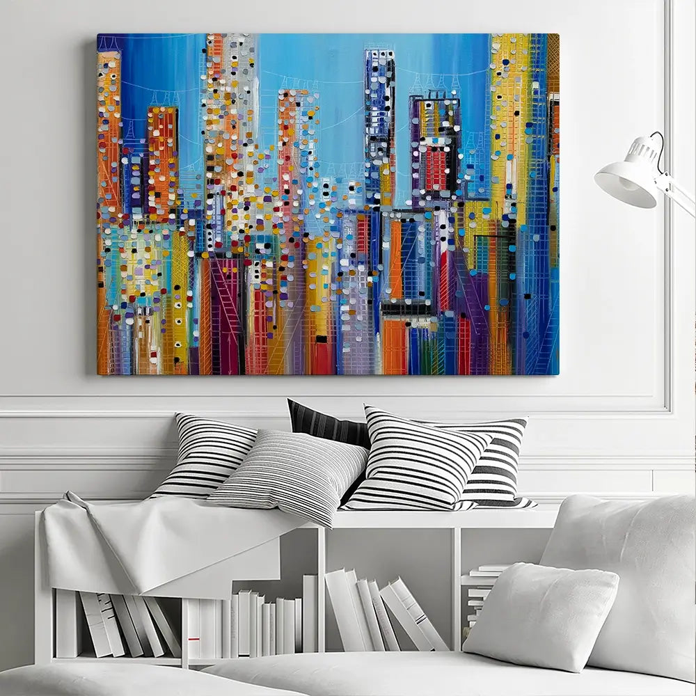 Urban Core Canvas Print Urban Core Canvas Print wall art product Ekaterina Ermilkina