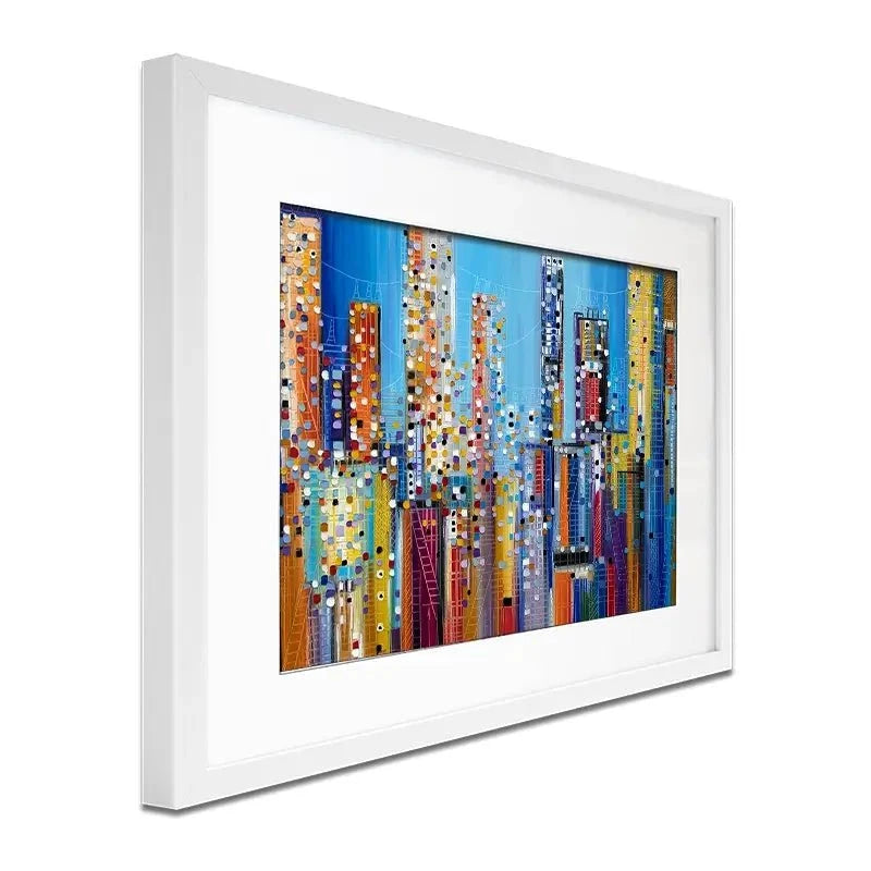 Urban Core Framed Art Print Urban Core Framed Art Print wall art product Ekaterina Ermilkina