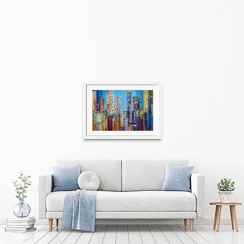 Urban Core Framed Art Print Urban Core Framed Art Print wall art product Ekaterina Ermilkina