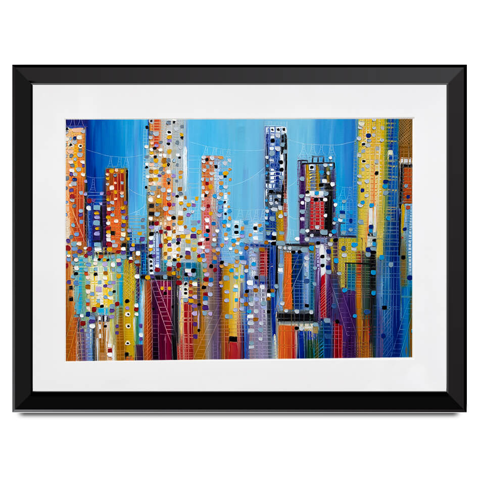 Urban Core Framed Art Print Urban Core Framed Art Print wall art product Ekaterina Ermilkina