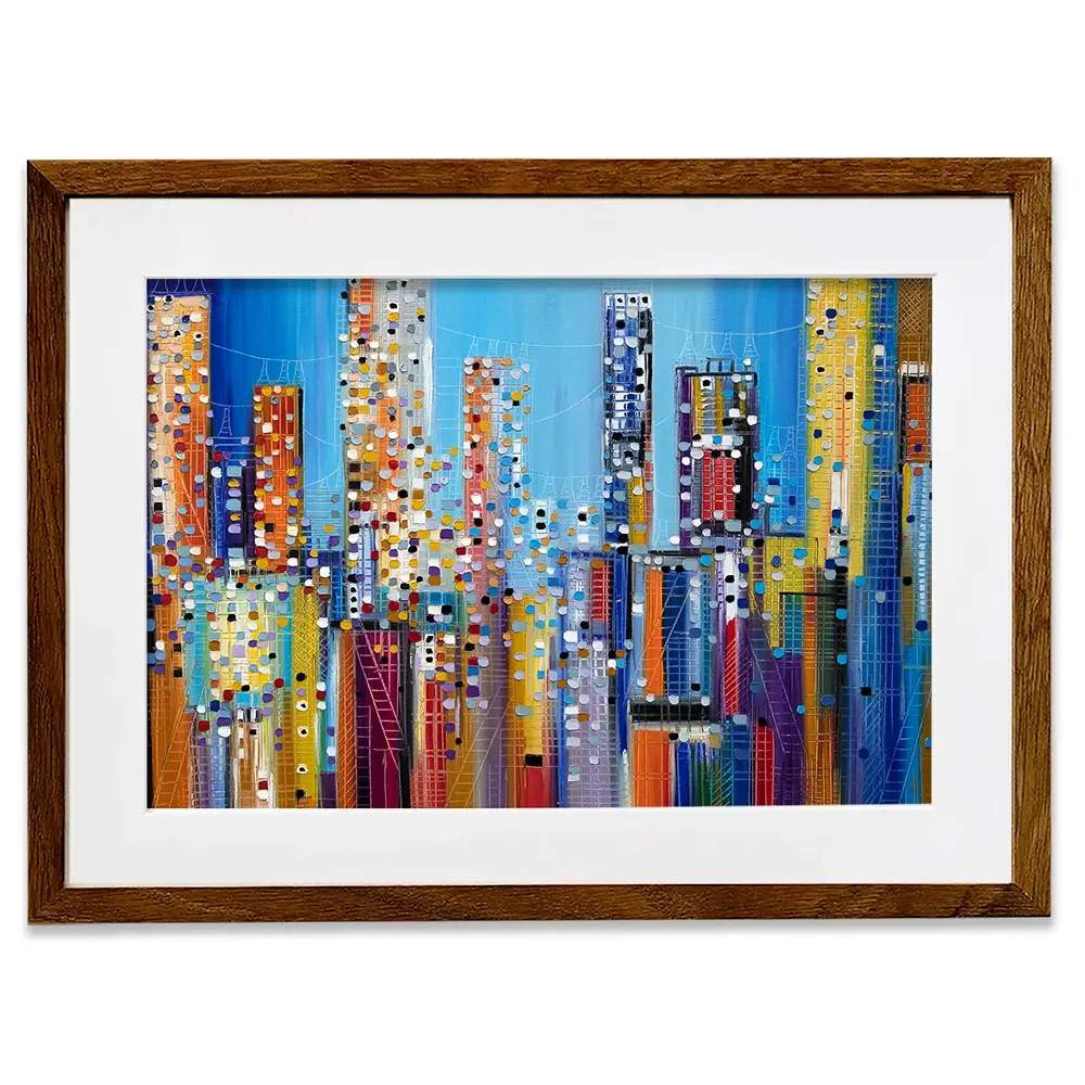 Urban Core Framed Art Print Urban Core Framed Art Print wall art product Ekaterina Ermilkina