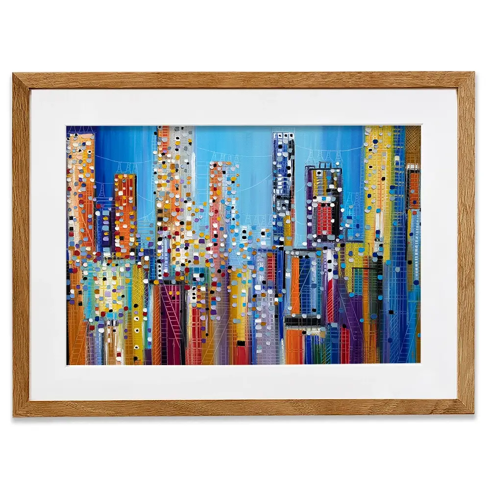 Urban Core Framed Art Print Urban Core Framed Art Print wall art product Ekaterina Ermilkina