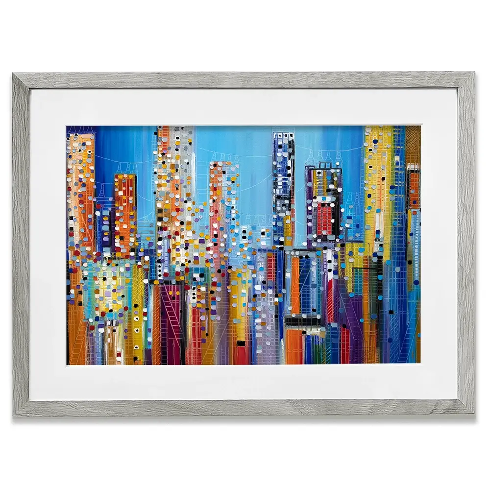 Urban Core Framed Art Print Urban Core Framed Art Print wall art product Ekaterina Ermilkina