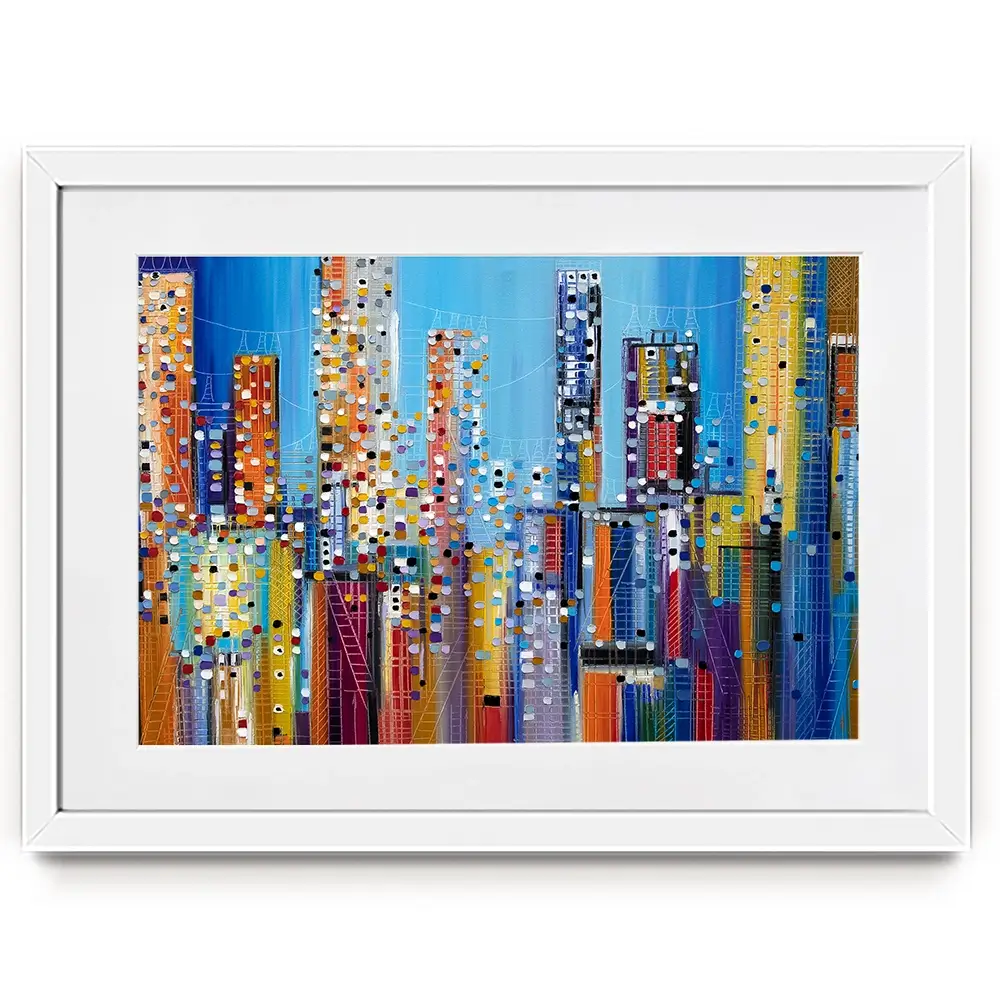 Urban Core Framed Art Print Urban Core Framed Art Print wall art product Ekaterina Ermilkina