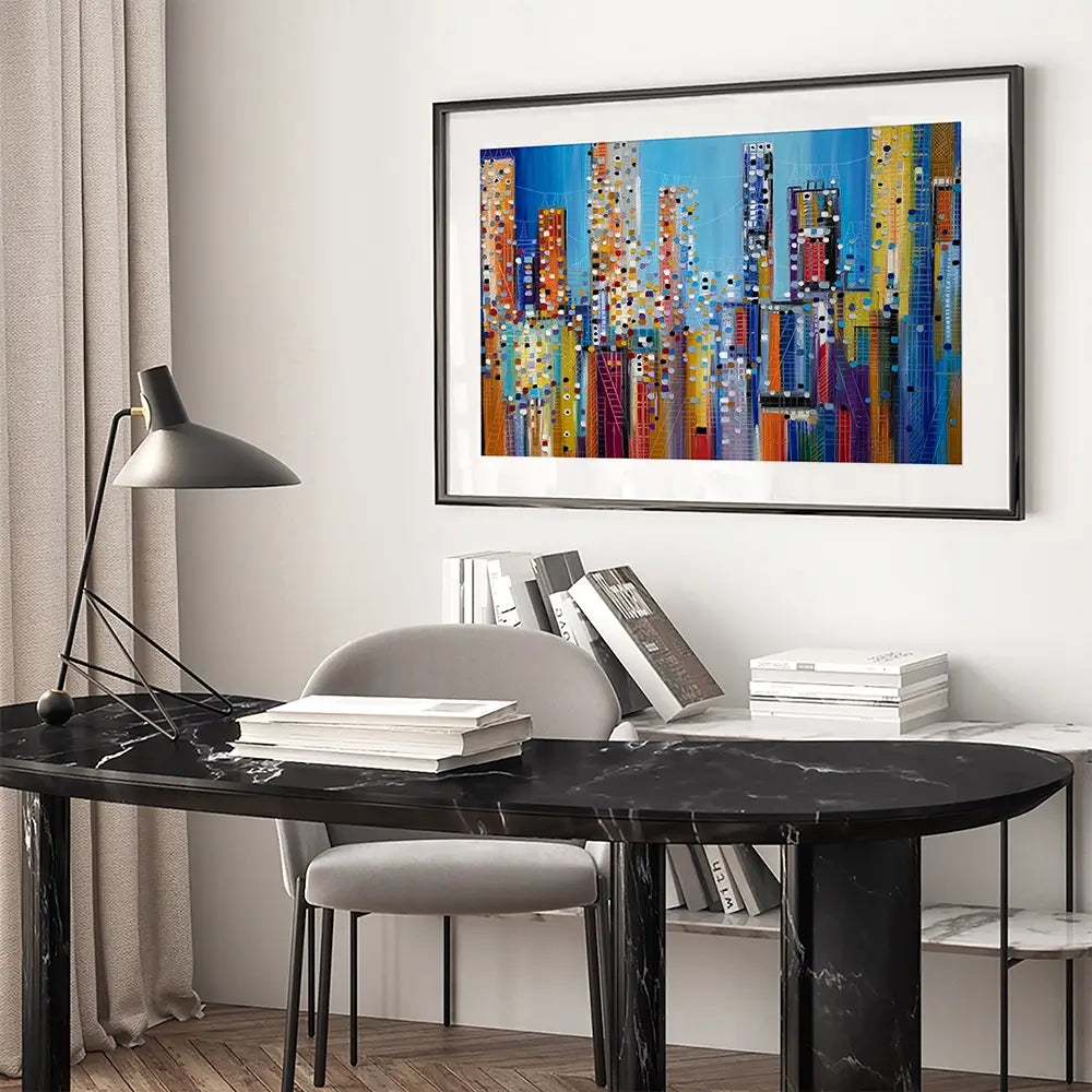 Urban Core Framed Art Print Urban Core Framed Art Print wall art product Ekaterina Ermilkina