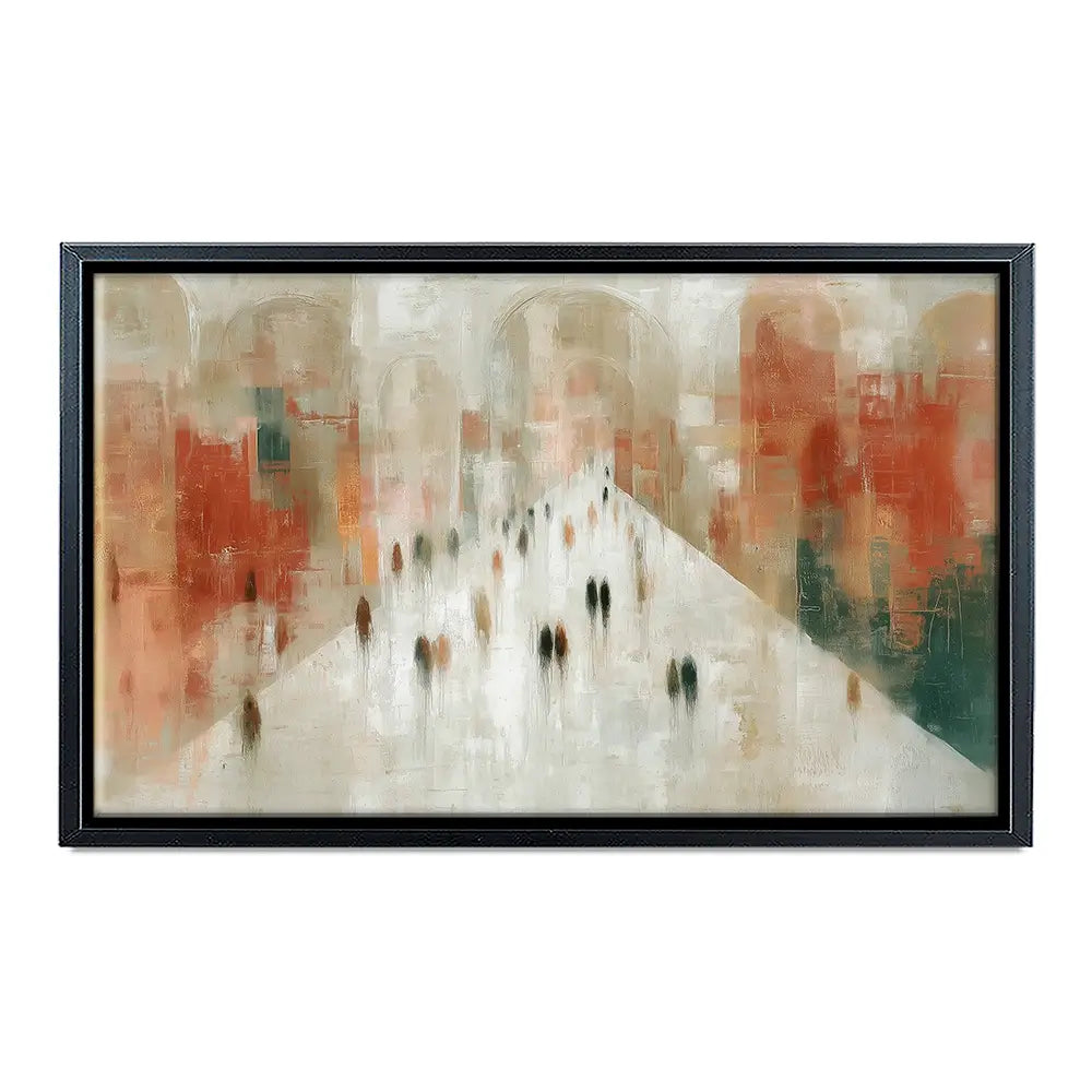 Urban Promenade Canvas Print Urban Promenade Canvas Print wall art product Chromatic Storm Studio