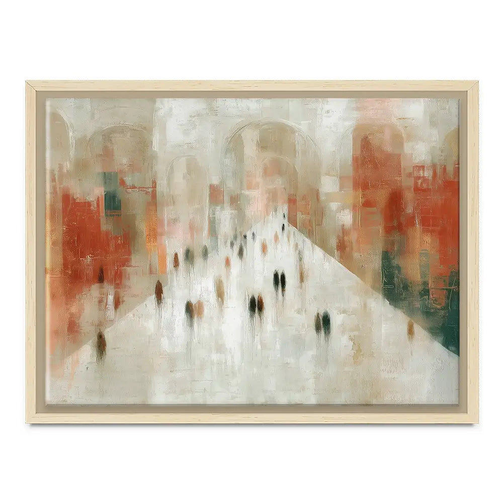 Urban Promenade Canvas Print Urban Promenade Canvas Print wall art product Chromatic Storm Studio