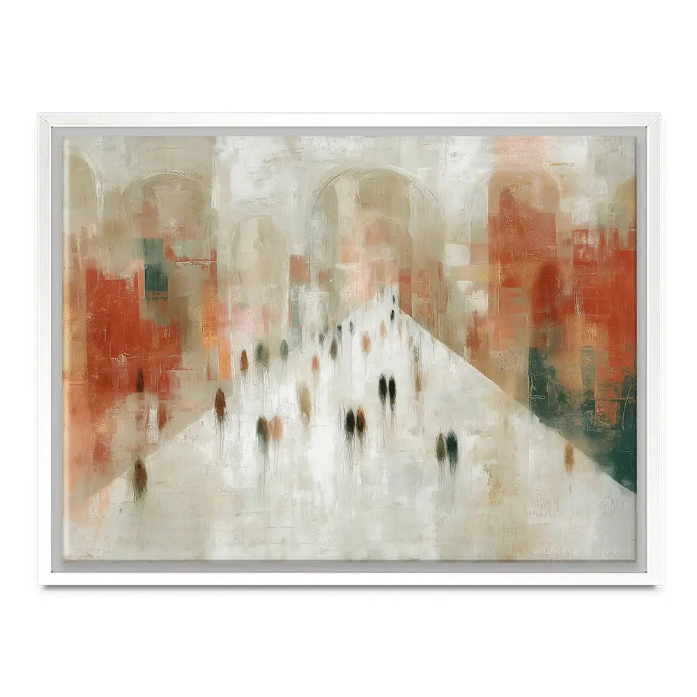 Urban Promenade Canvas Print Urban Promenade Canvas Print wall art product Chromatic Storm Studio