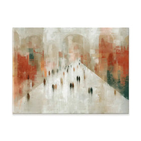 Urban Promenade Canvas Print Urban Promenade Canvas Print wall art product Chromatic Storm Studio
