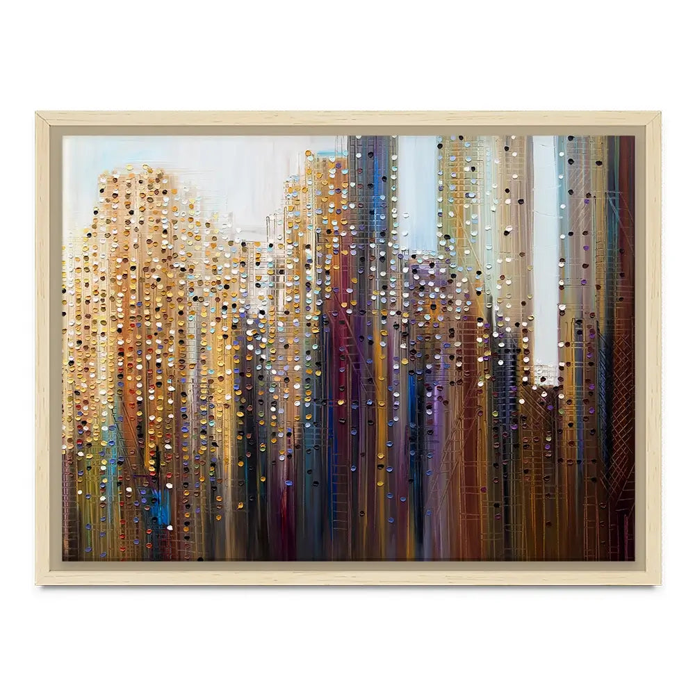 Urban Skyline Canvas Print Urban Skyline Canvas Print wall art product Ekaterina Ermilkina