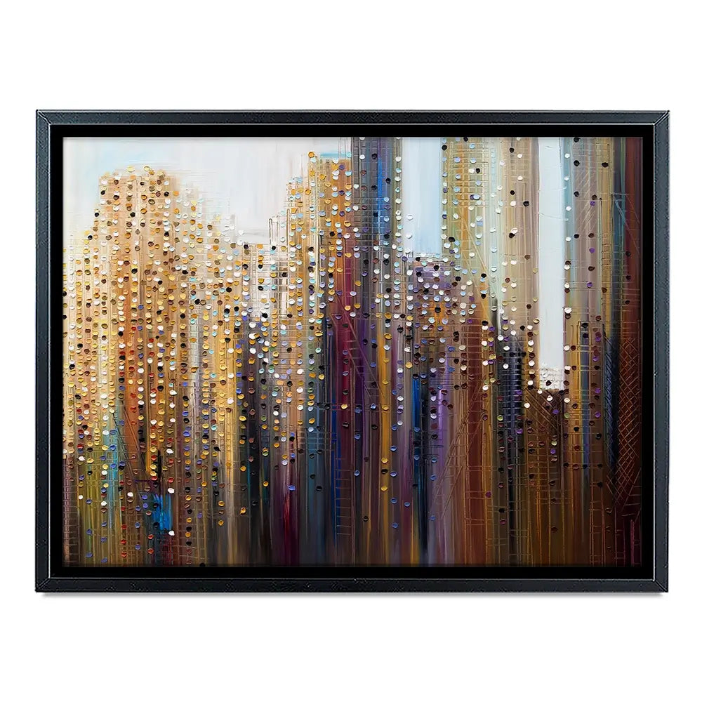 Urban Skyline Canvas Print Urban Skyline Canvas Print wall art product Ekaterina Ermilkina