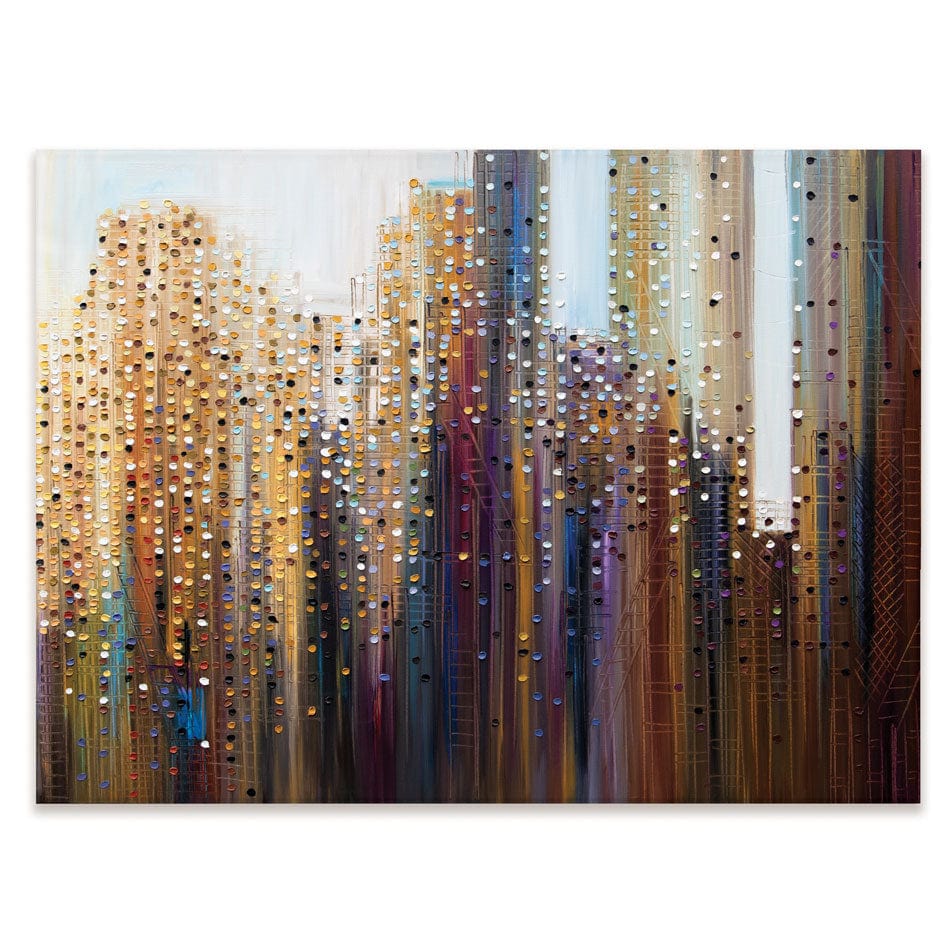 Urban Skyline Canvas Print wall art product Ekaterina Ermilkina / Independent