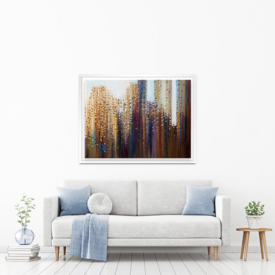 Urban Skyline Canvas Print wall art product Ekaterina Ermilkina / Independent