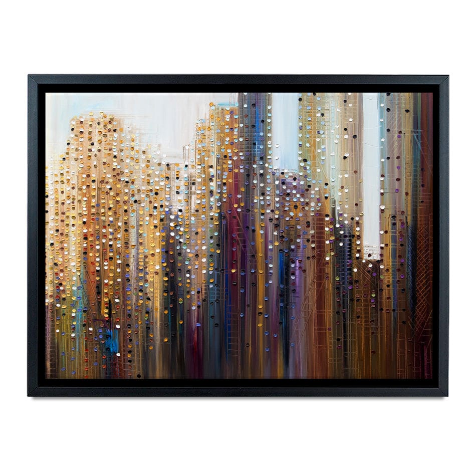 Urban Skyline Canvas Print wall art product Ekaterina Ermilkina / Independent