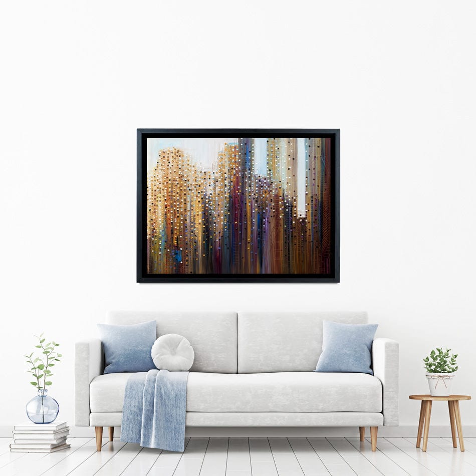 Urban Skyline Canvas Print wall art product Ekaterina Ermilkina / Independent